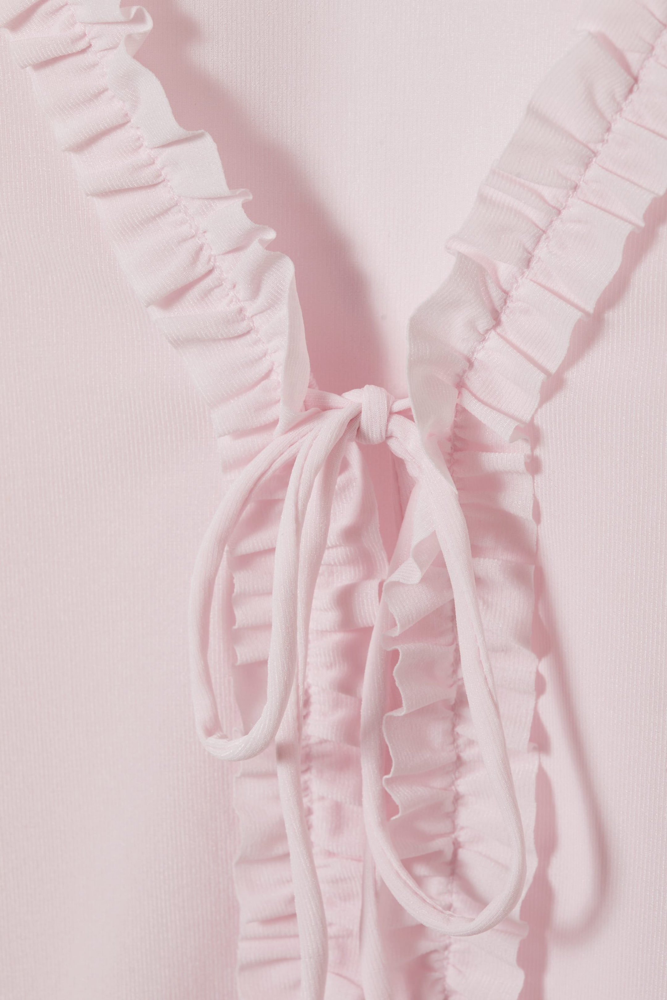 Dusty light pink - Lily Frill Long Sleeve - 1