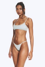 Svart + Dimmig Ljusgrå - 2-pack spets-string - 2