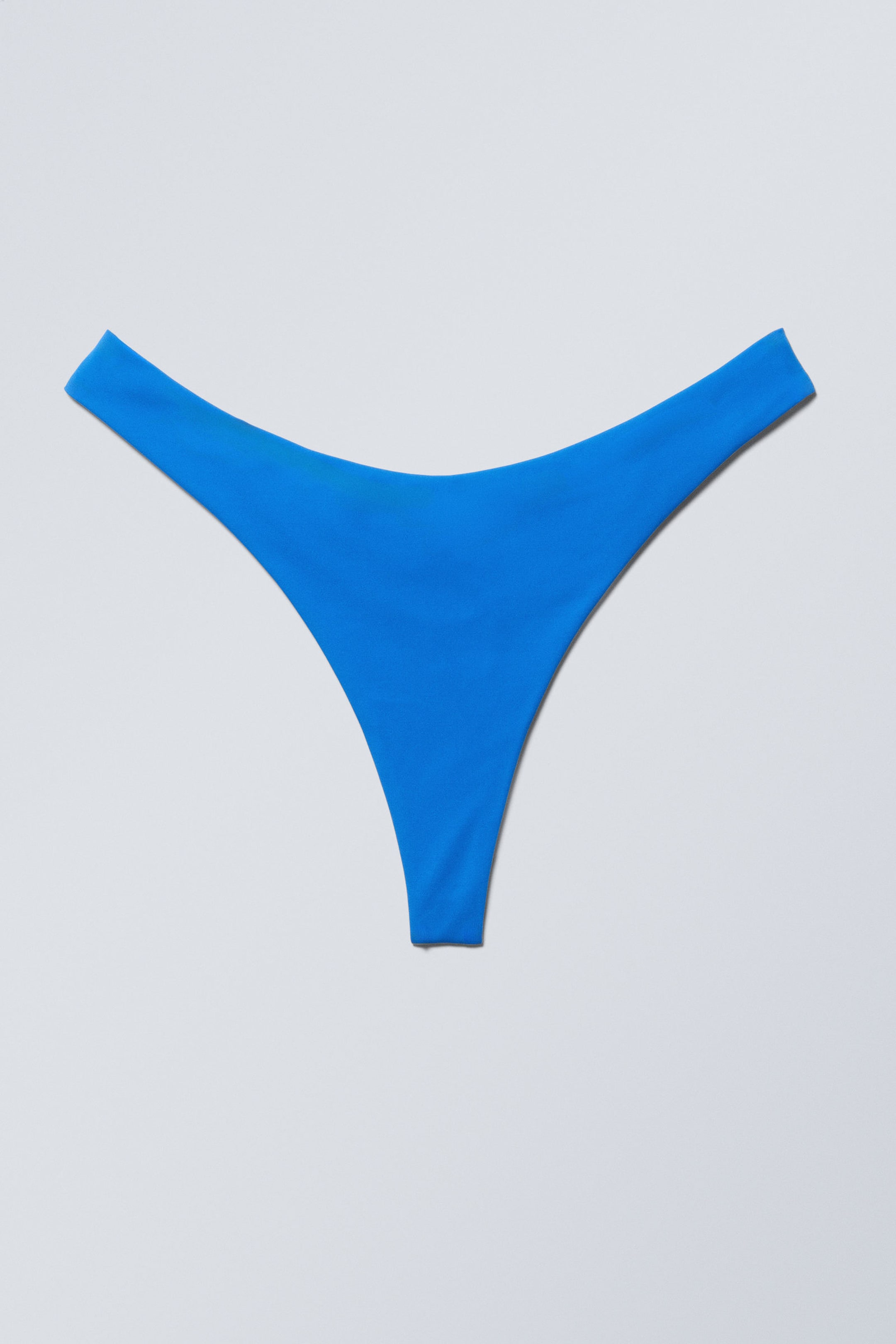 Helderblauw - Bikinibroekje met string - 3