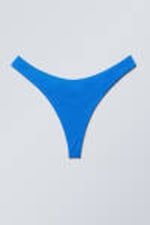 Helderblauw - Bikinibroekje met string - 3
