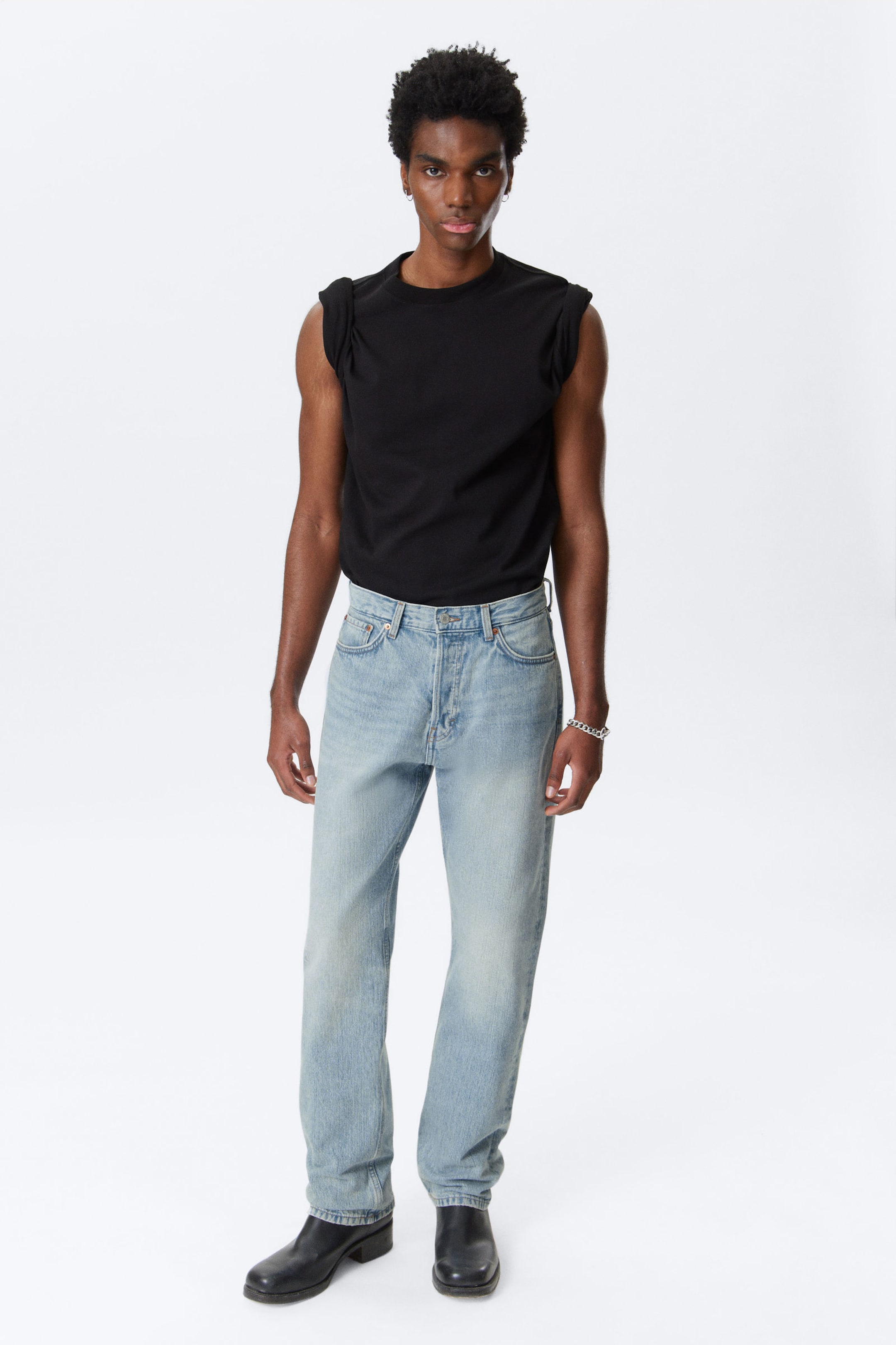 #8898AC - Space Relaxed Straight Leg Jeans - 1