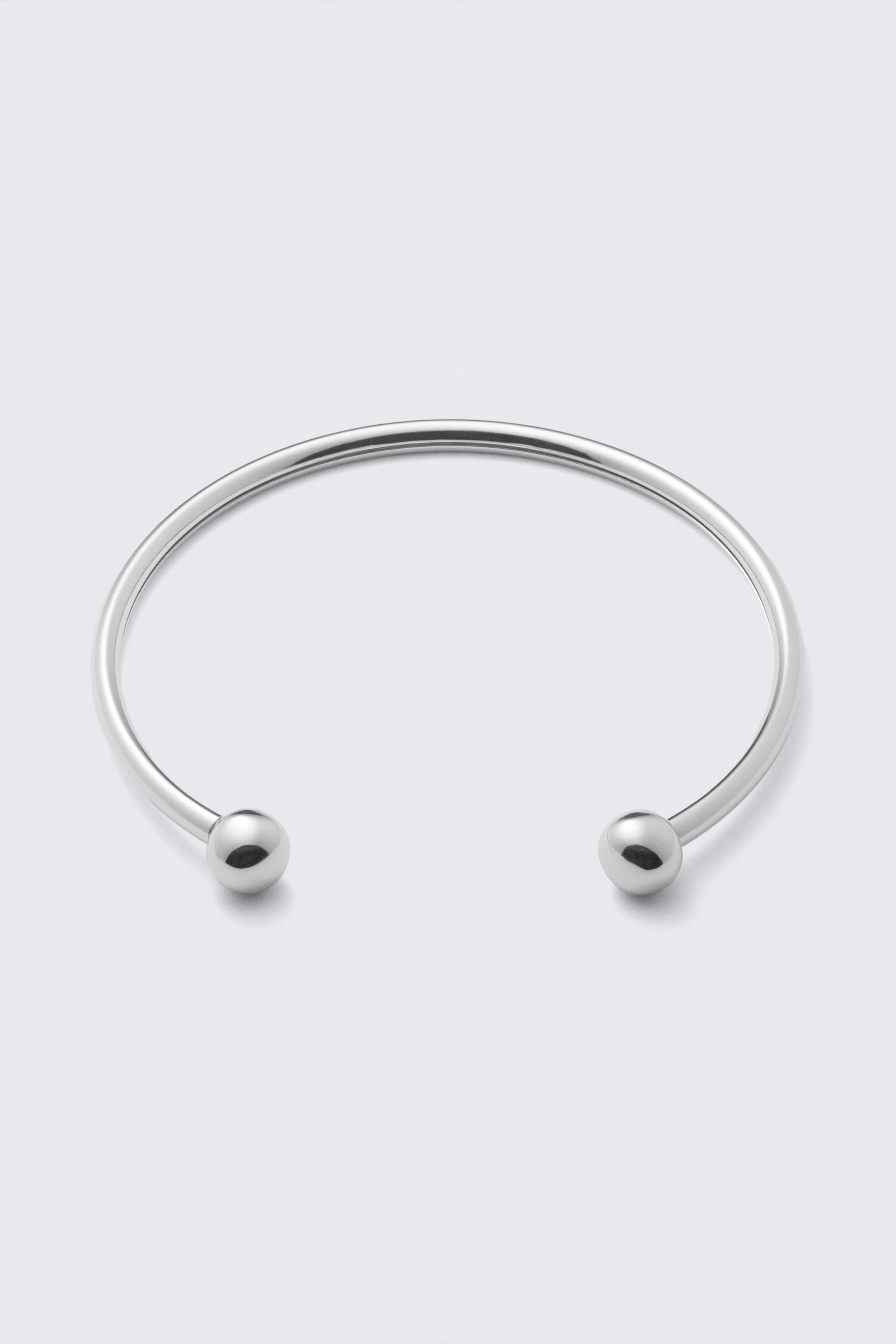 Argent - Collier sculptural Polished Open - 0