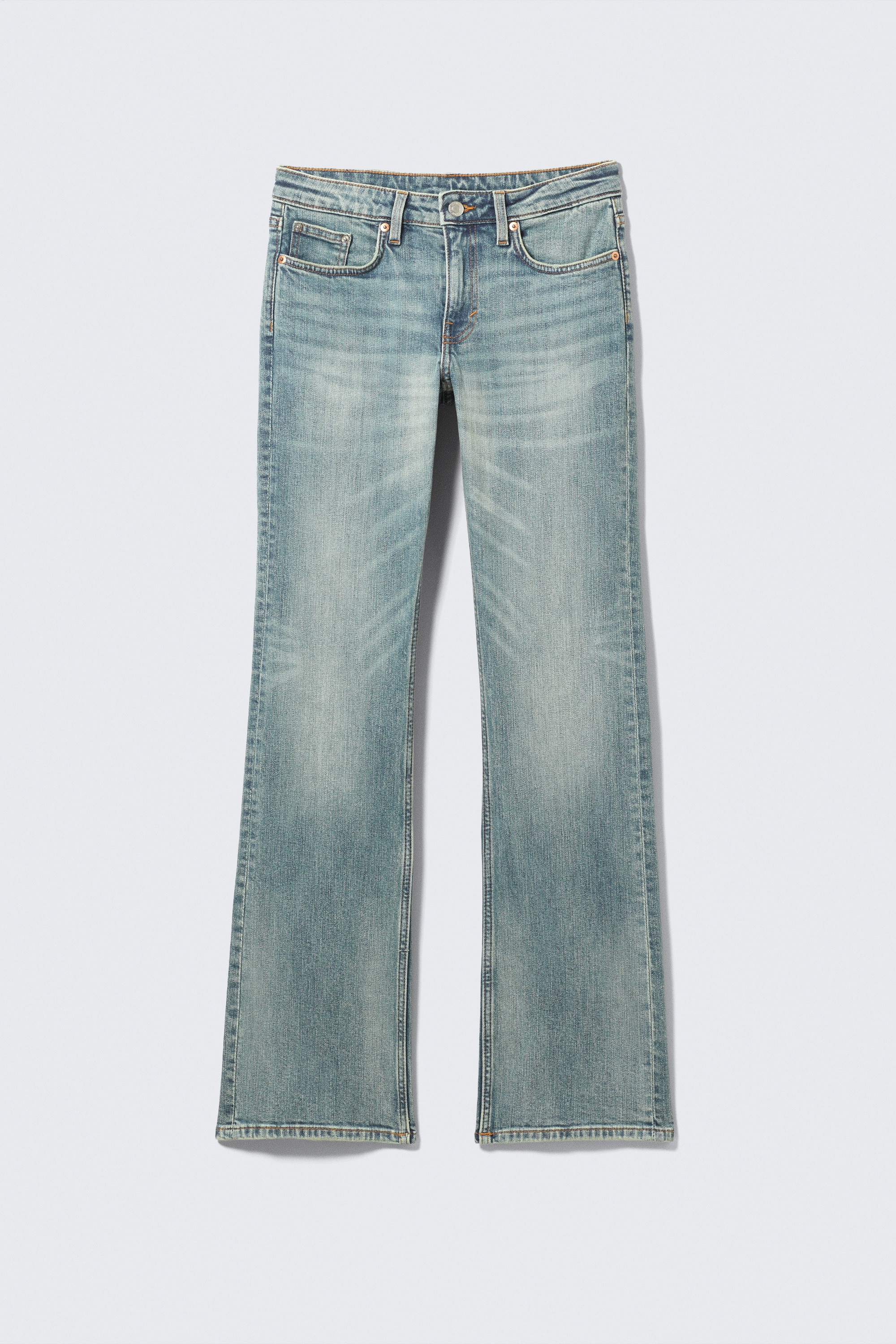 Tension Mid Rise Slim Bootcut Leg Jeans - Perseus Blue - Středně modrá/Paloma černá - černá/Thunder Blue - Tmavě modrá