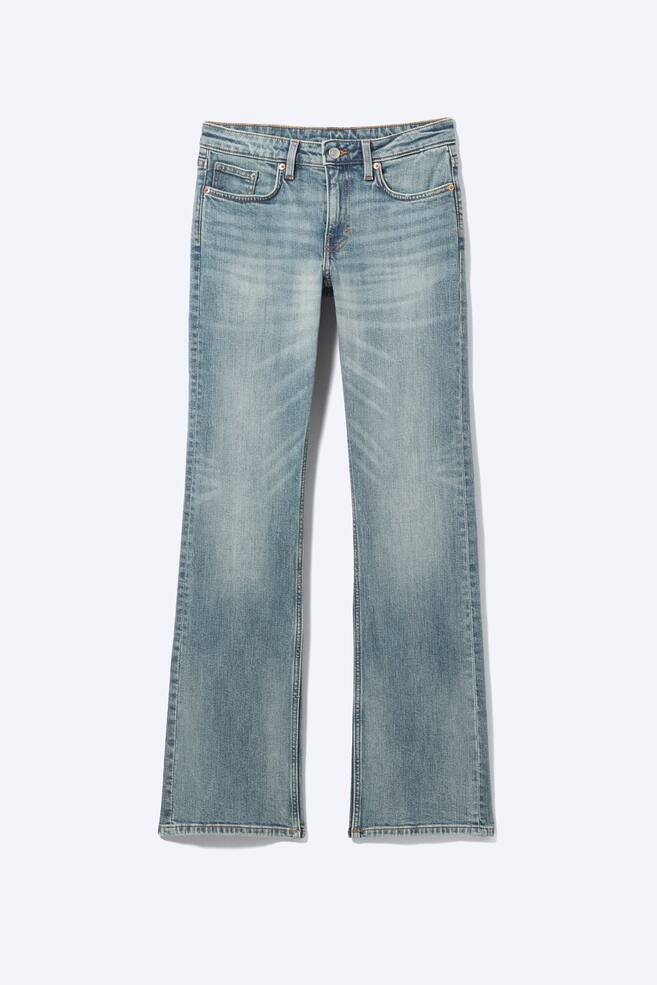 Tension Mid Waist Slim Bootcut Jeans - Perseus Blue - Mittelblau/Paloma Black - Schwarz - 1