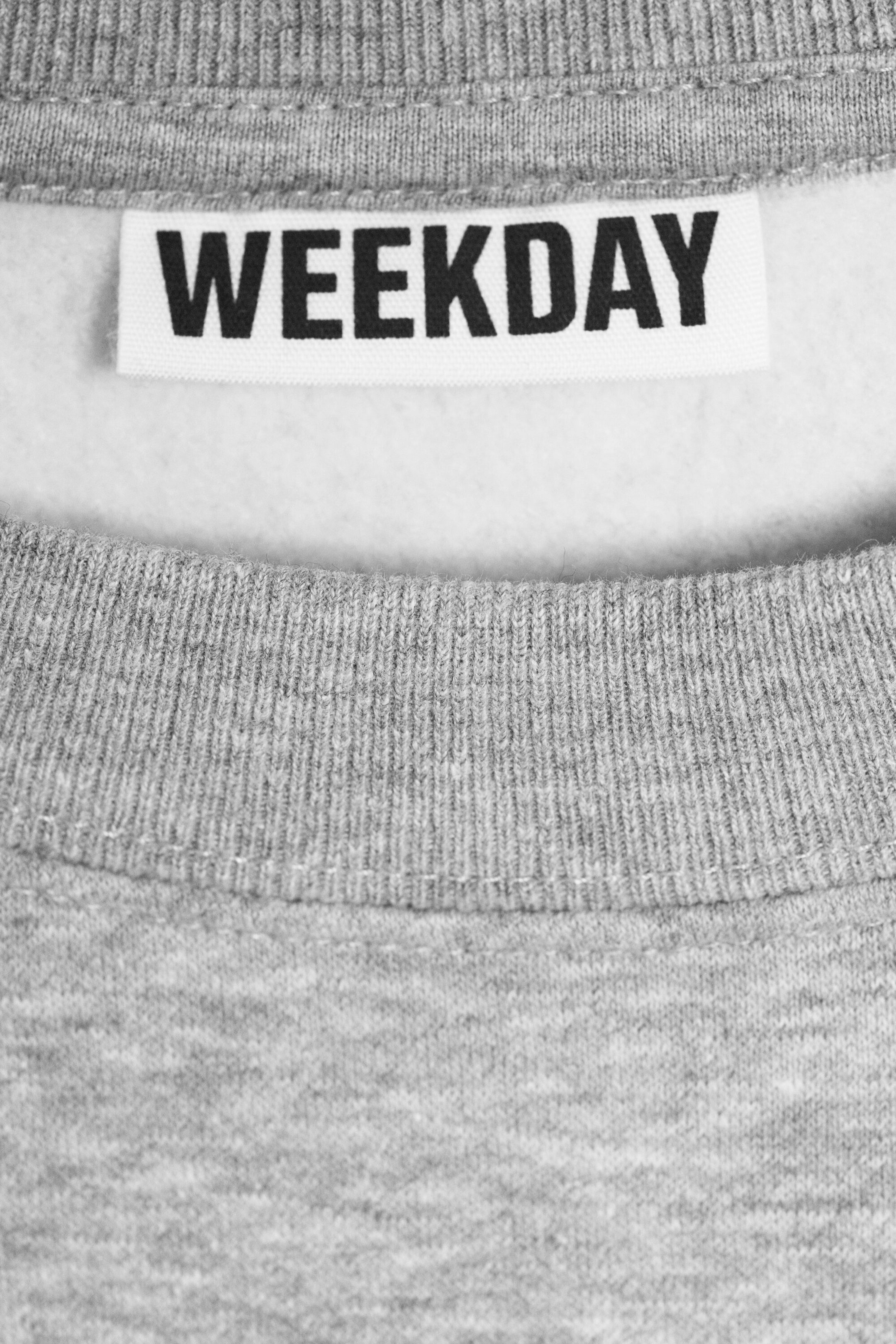 Mattes Hellgrau-Melange - Klassisches Sweatshirt - 4