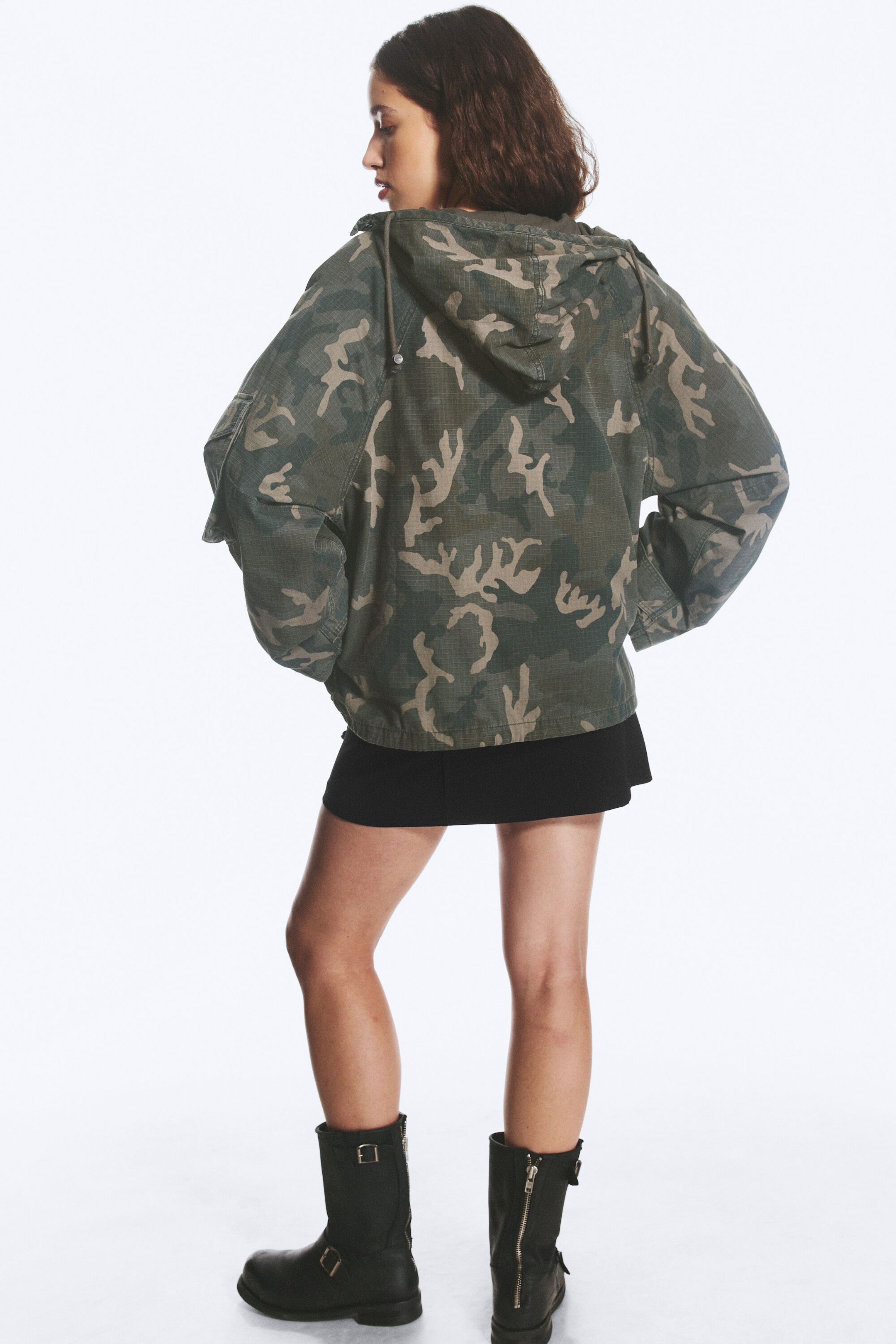 Camo - Hooded cotton jacket - 4