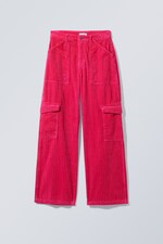 Pink - Julian Cord Trousers - 0