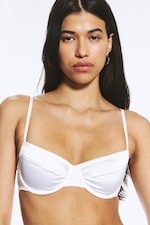 Satin Blanc - Soutien-gorge balconnet à armatures - 1
