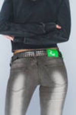 Duster – Grau - Booty Bei – Low Waist Skinny Bootcut Jeans - 3