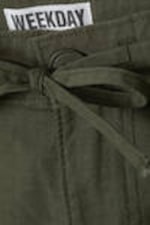 Dark Khaki Green - Baggy Ripstop Cargo Trousers - 5