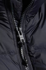 Dark Navy Blue - Recycled Down Relaxed Puffer Jacket - 4