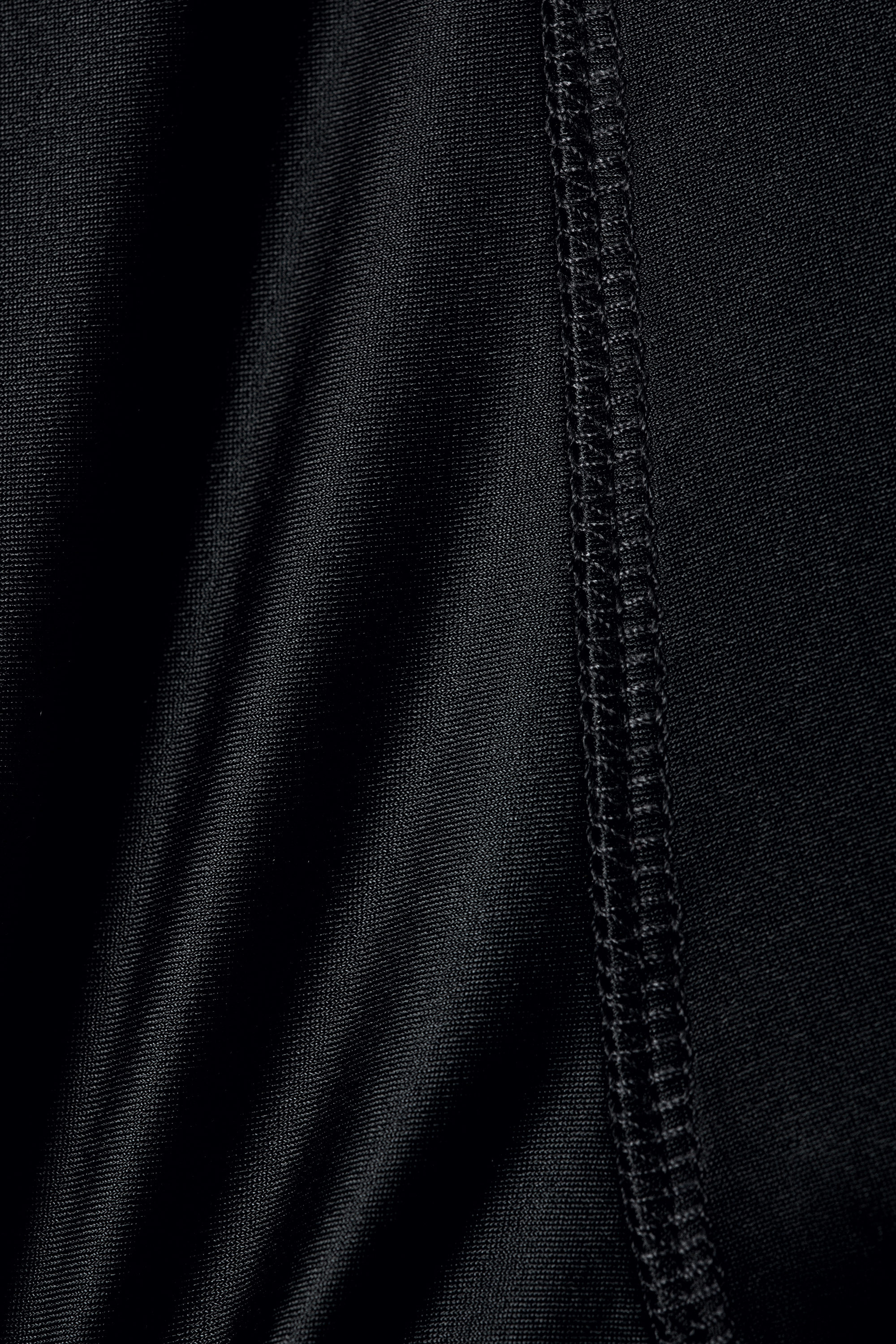 Schwarz - Flared Stretchhose mit niedrigem Bund - 5