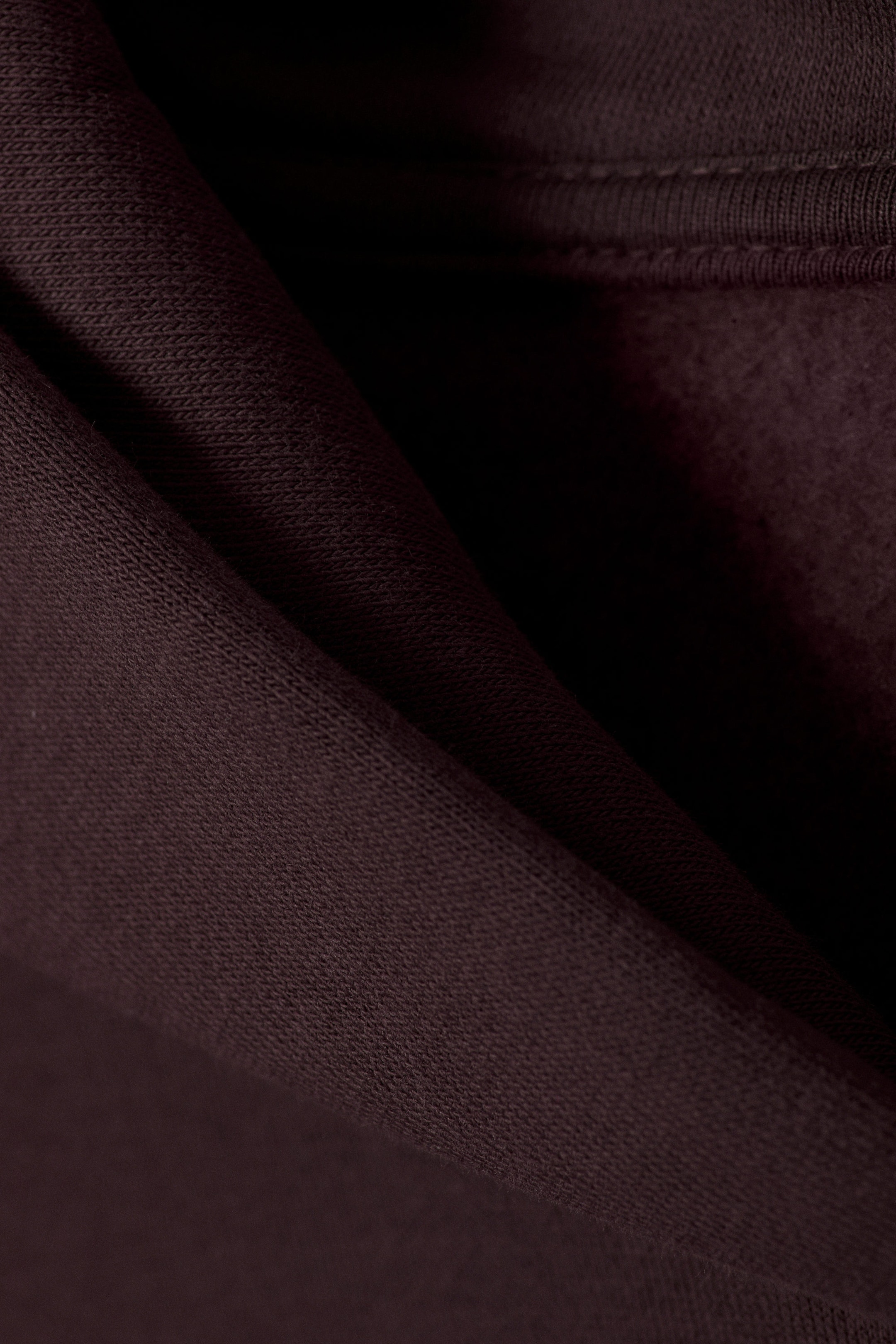 Burgundy - Oversized Heavyweight Hoodie - 1