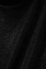 Schwarz - Ärmelloses, glänzendes Neckholder-Top - 1