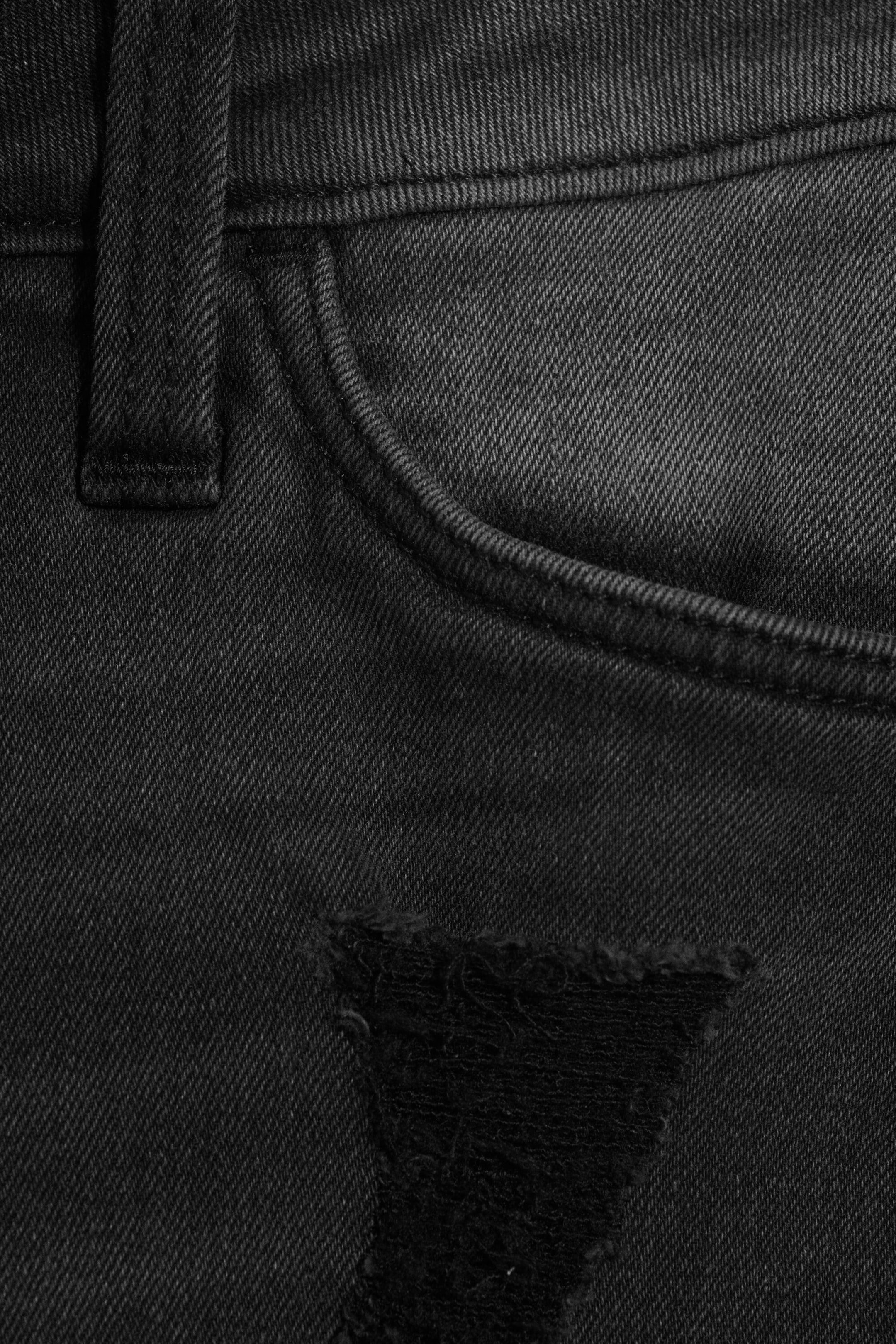 Destroyed Black - Black - BOOTY BEI LOW WAIST SKINNY BOOTCUT JEANS - 7