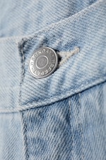 00s Blue - Rail Mid Rise Loose Wide Jeans - 1