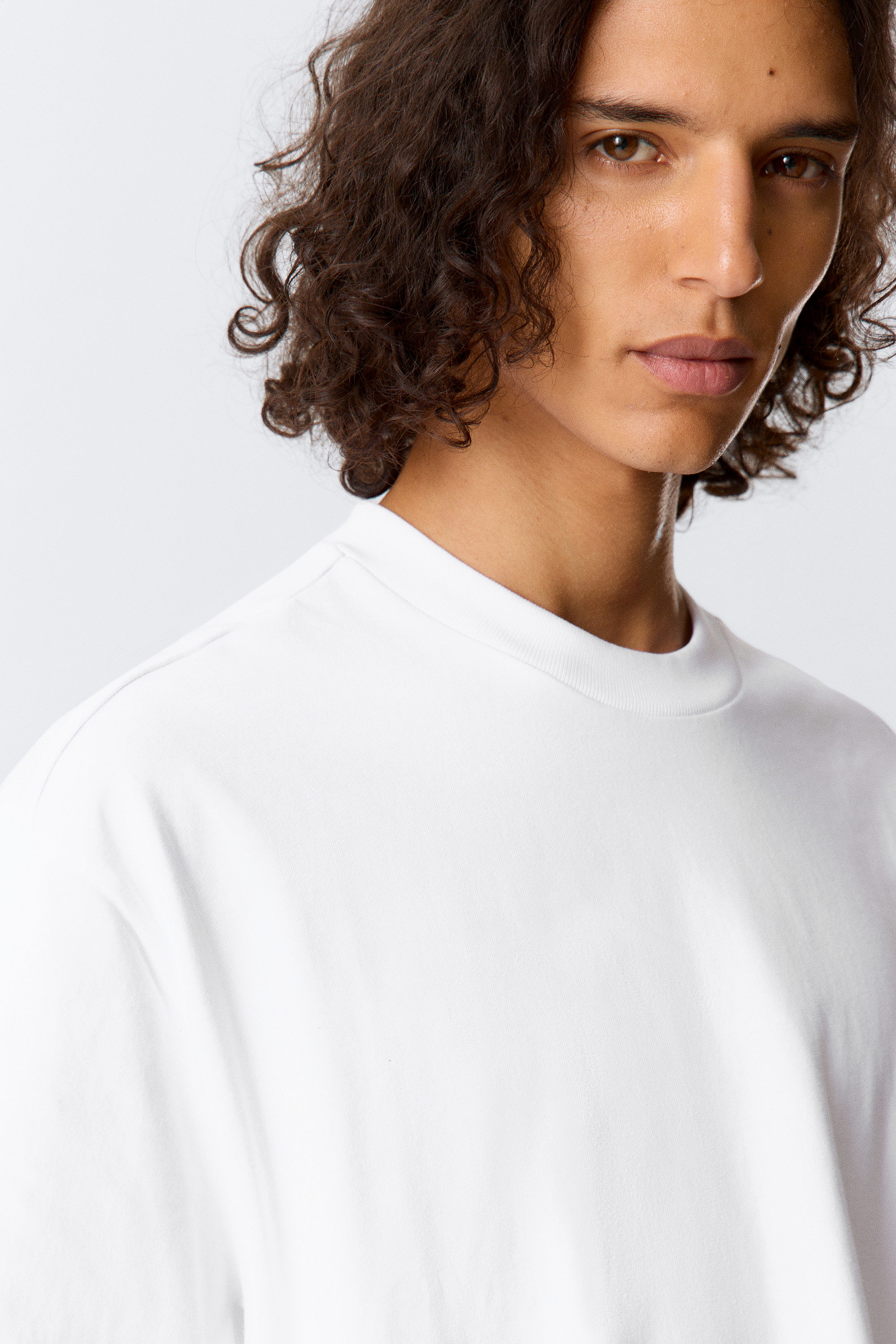 Licht wit - Groot T-shirt van zware kwaliteit - 2