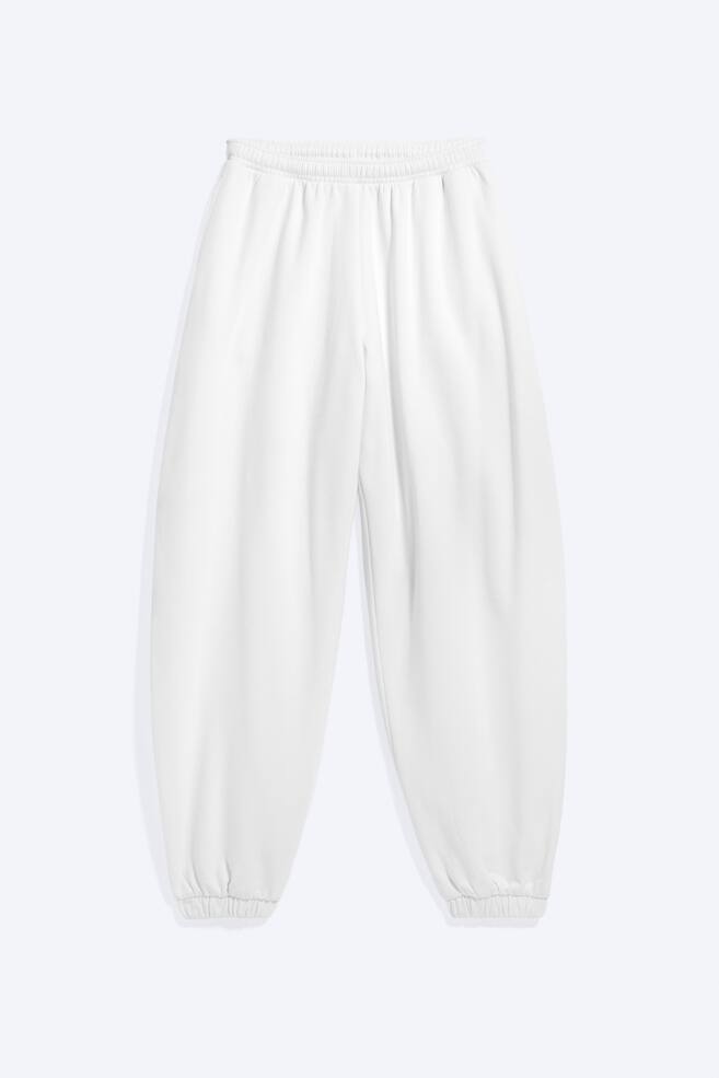 Klassische Jogginghose - Offwhite/Hellgrau meliert/Schwarz - 1