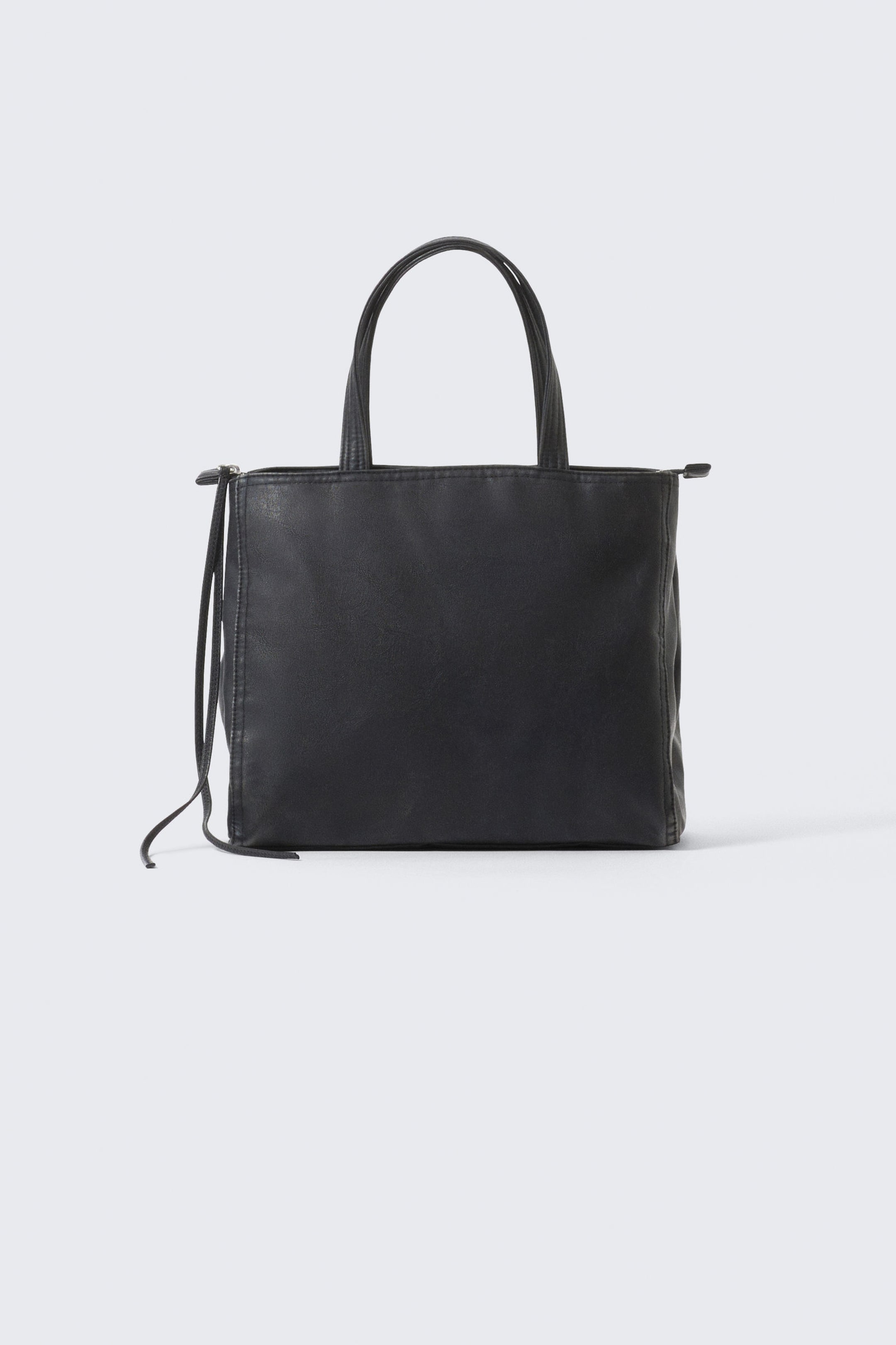 #272628 - Mellanstor tote-bag i konstläder - 1