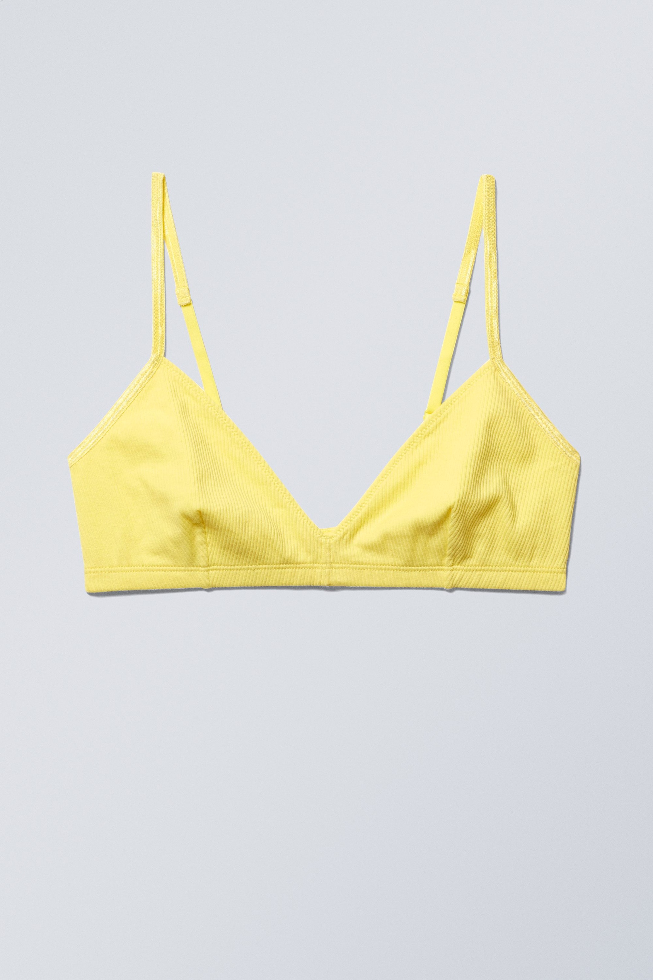 Yellow - Julie Triangle Bra - 0