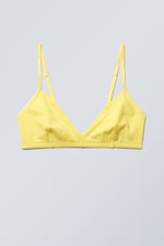 Yellow - Julie Triangle Bra - 0