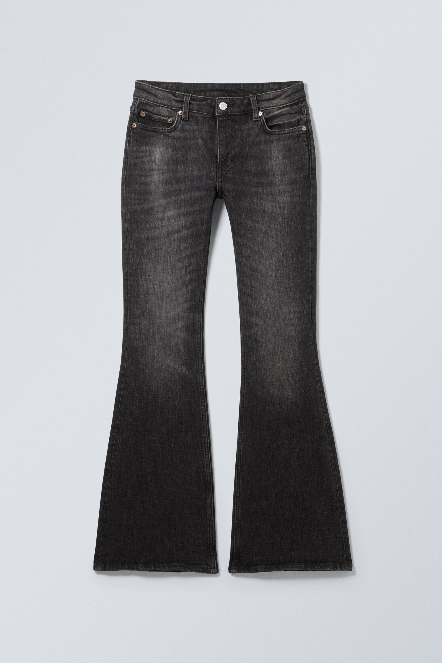 Jean évasé ajusté taille basse Flame - Black Web - Noir/Vein Blue - Bleu foncé/Canyon Grey – Gris moyen/Black Rinse - Noir/Snow Blue - Bleu clair/Gasoline Blue – Bleu moyen
