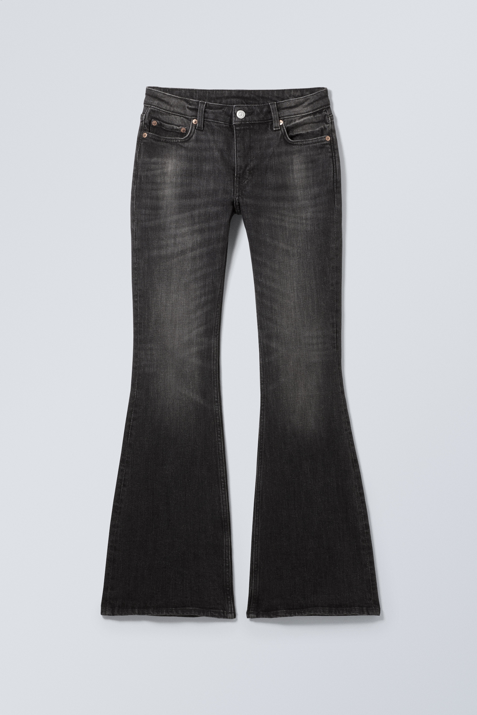Flame Low Waist Slim Flared Leg Jeans - Black Web - Schwarz/Vein Blue - Dunkelblau/Black Rinse - Schwarz/Snow Blue - Hellblau