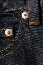 Blue Rinse - Dark Blue - Peggy Low Rise Loose Baggy Leg Jeans - 6