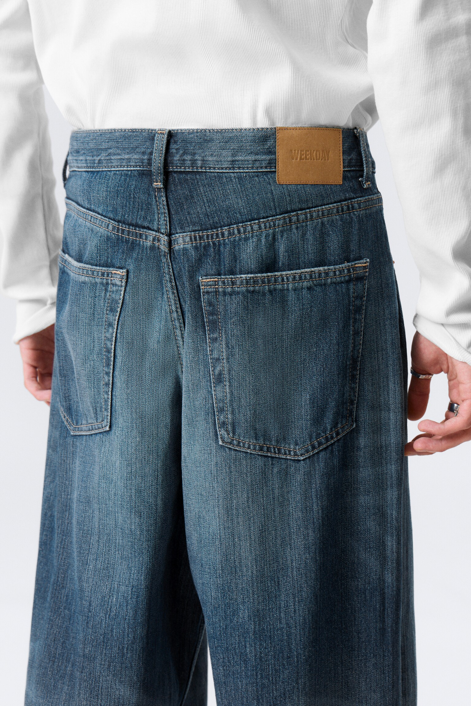 Astro Loose Baggy Leg Jeans - Mine Blue - Mellanblå/Tuned Black - Svart/Black Rinse - Svart/Board Blue - Mellanblå/Blue Stream - Mellanblå/Blue One - Mellanblå/Mine Grey - Grå/Blue Rinse - Mörkblå/Snow Blue - Ljusblå - 5