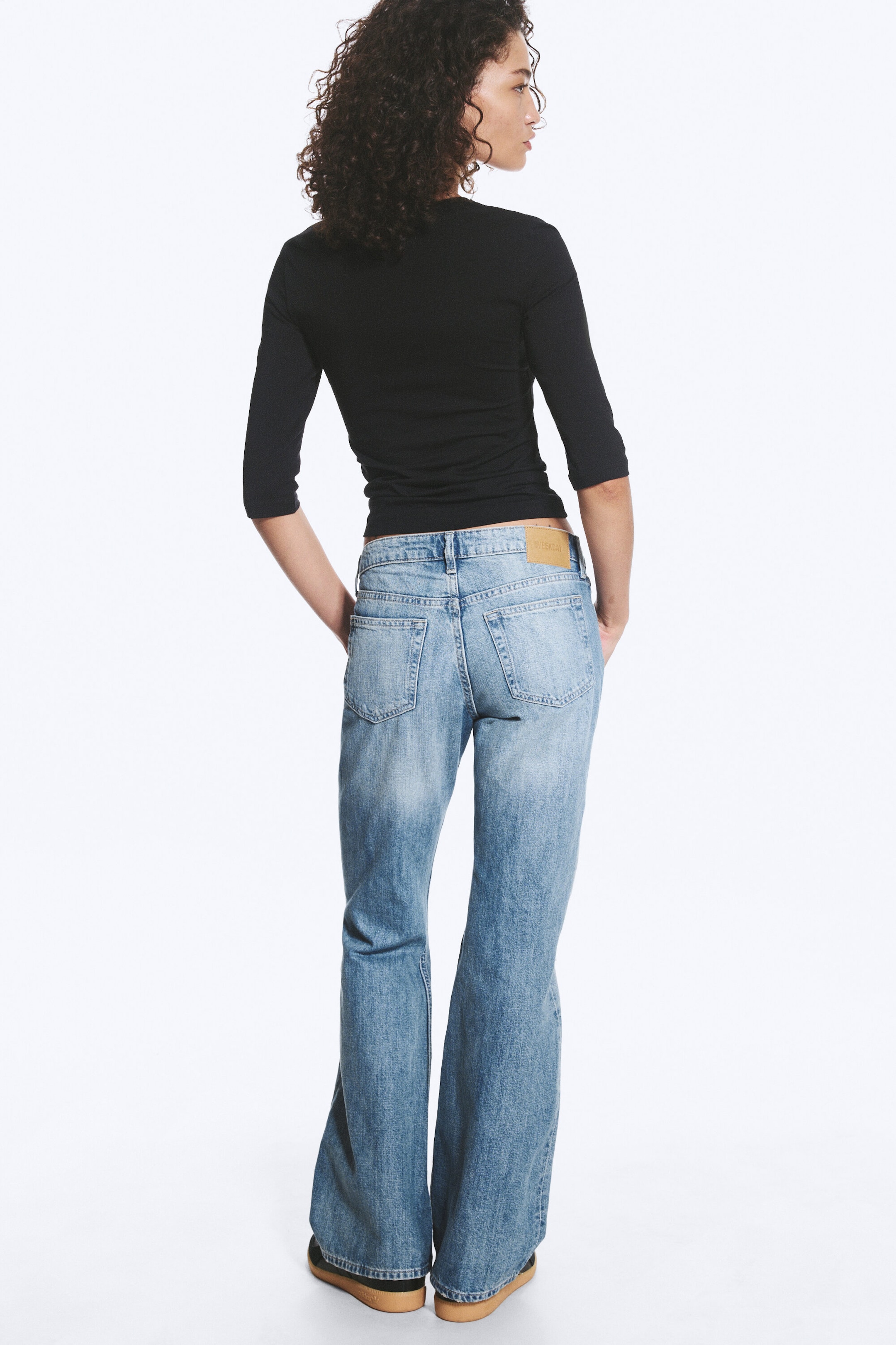 Captain Blue - Light Blue - Nova Low Rise Slim Bootcut Jeans - 4