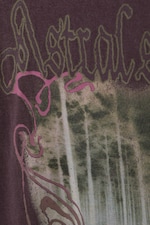 Dark Purple - Hyper Lunar - Bedrucktes Longsleeve-Shirt aus Baumwolle - 4