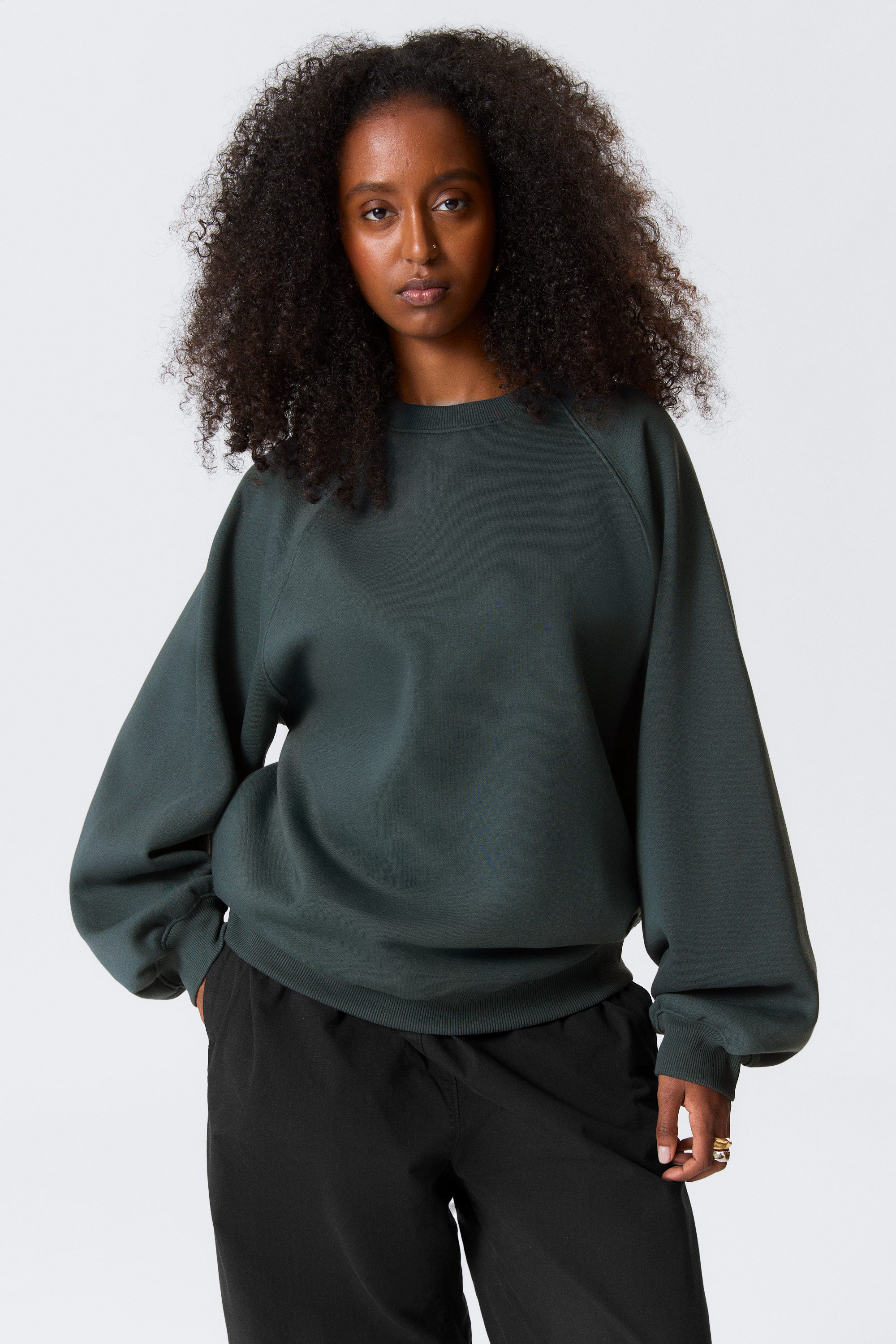 Petrol - Loose Heavy Sweater - 1
