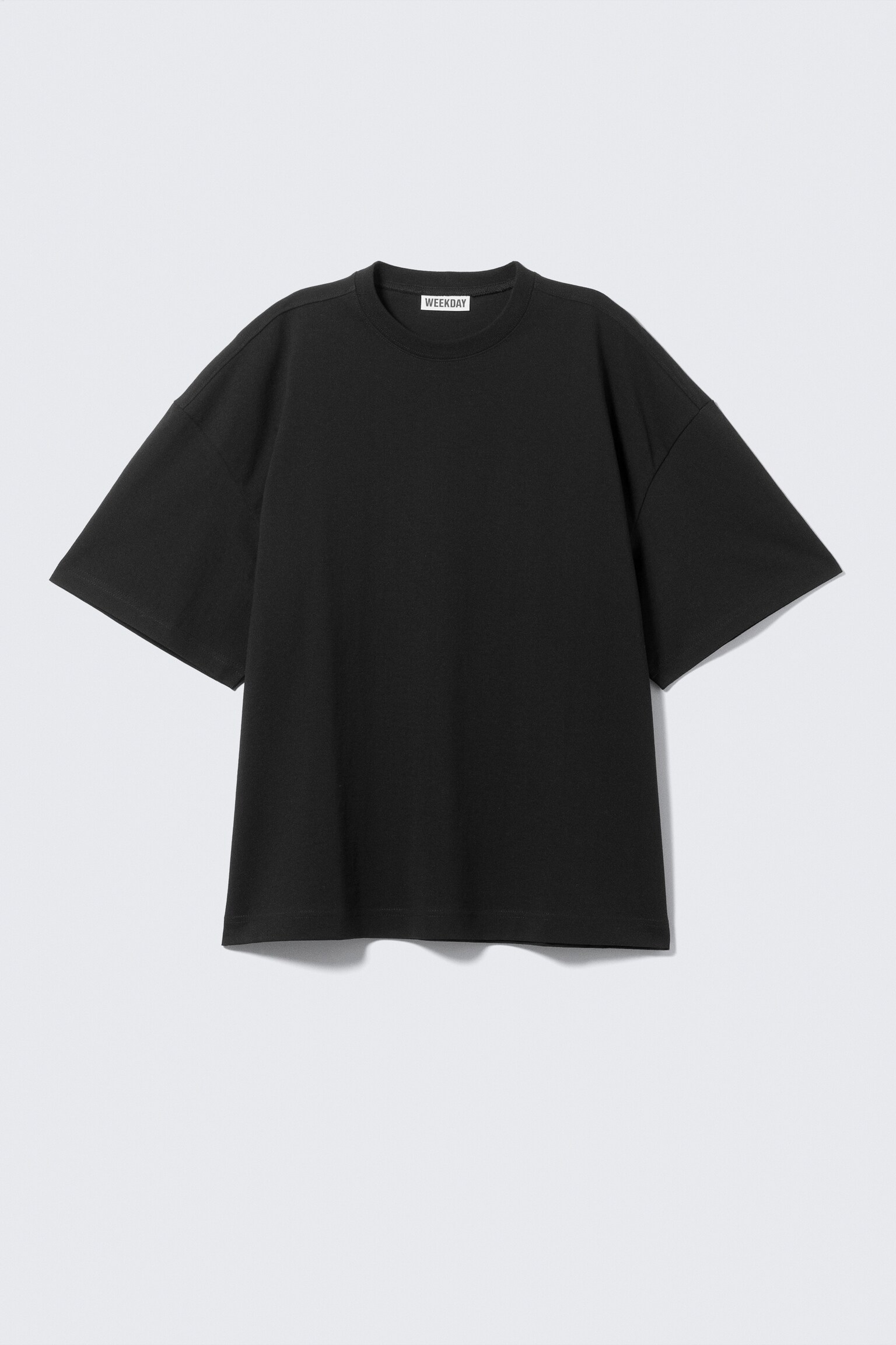 T-shirt oversize en coton - Noir/Bleu marine/Blanc