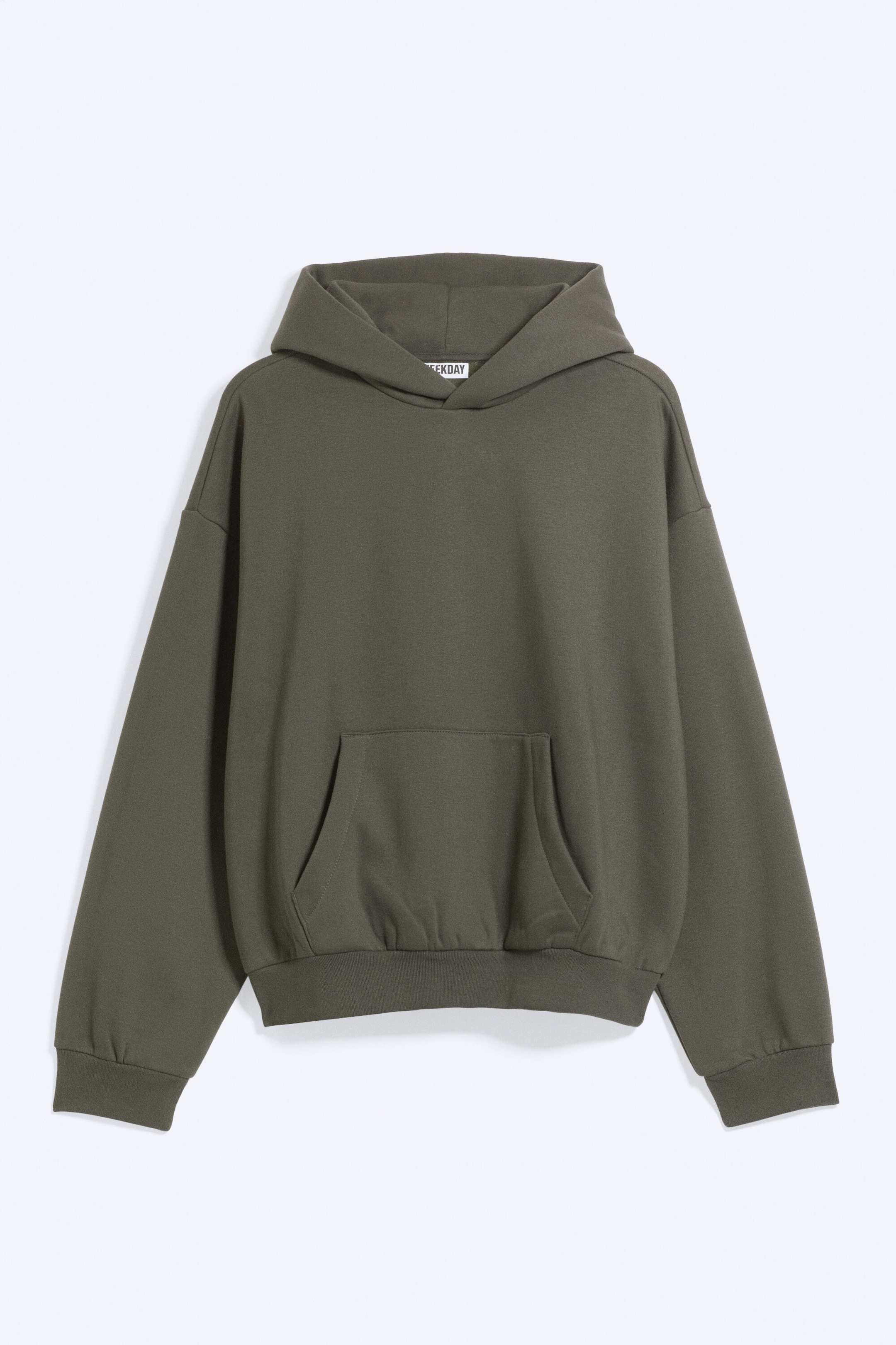 Dark Khaki Green - Loose Fit Hoodie - 3