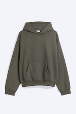 Dark Khaki Green - Loose Fit Hoodie - 3