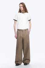 Dimmig mullvad - Emil Chino-byxor med ledig passform - 0