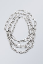Silver - Tyra Necklace Set - 0