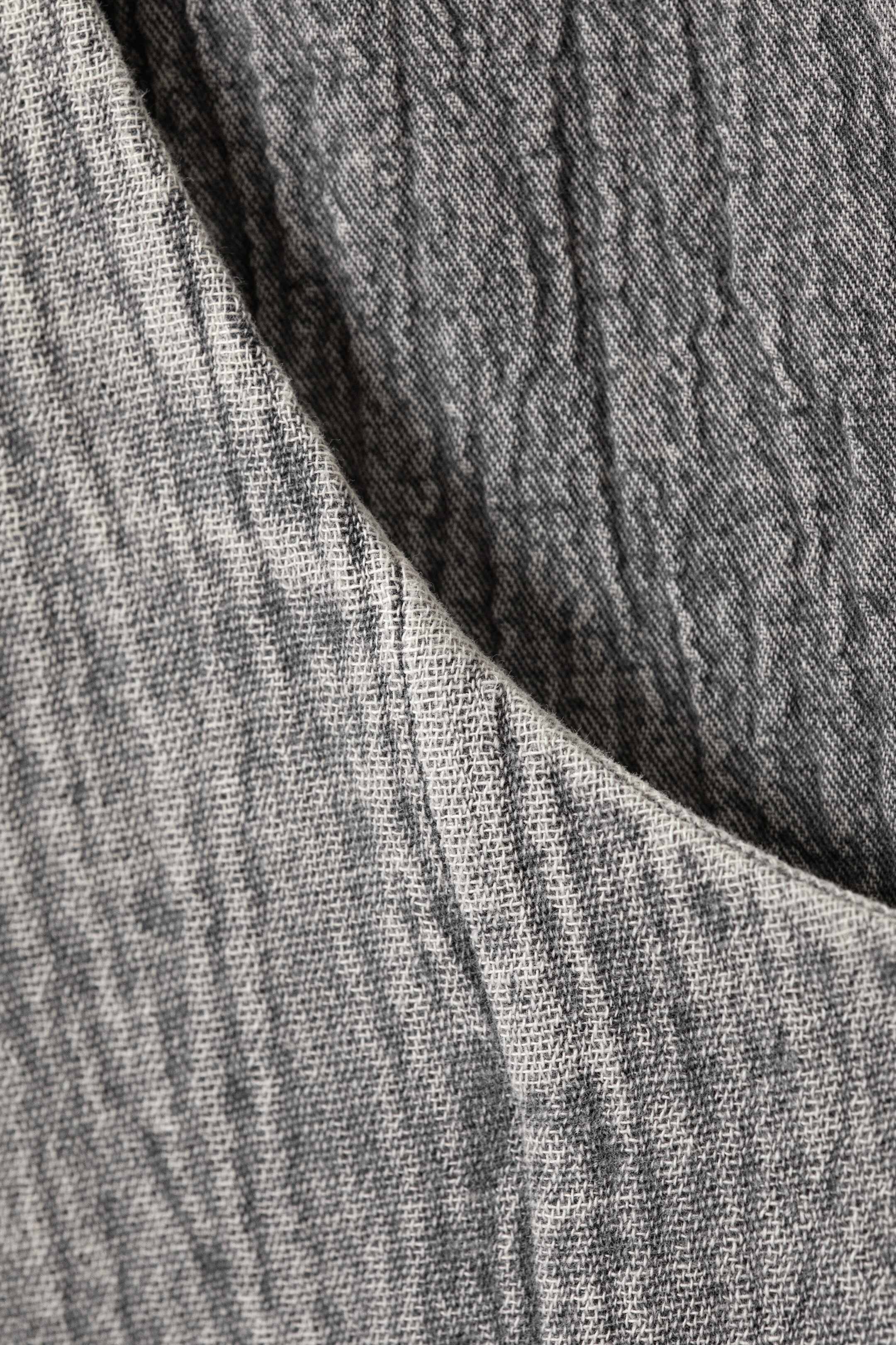 Zobacz większy obraz: Rozszerzana sukienka z diagonalu z dekoltem w łódeczkę - Washed Grey - ONA | H&M PL 6