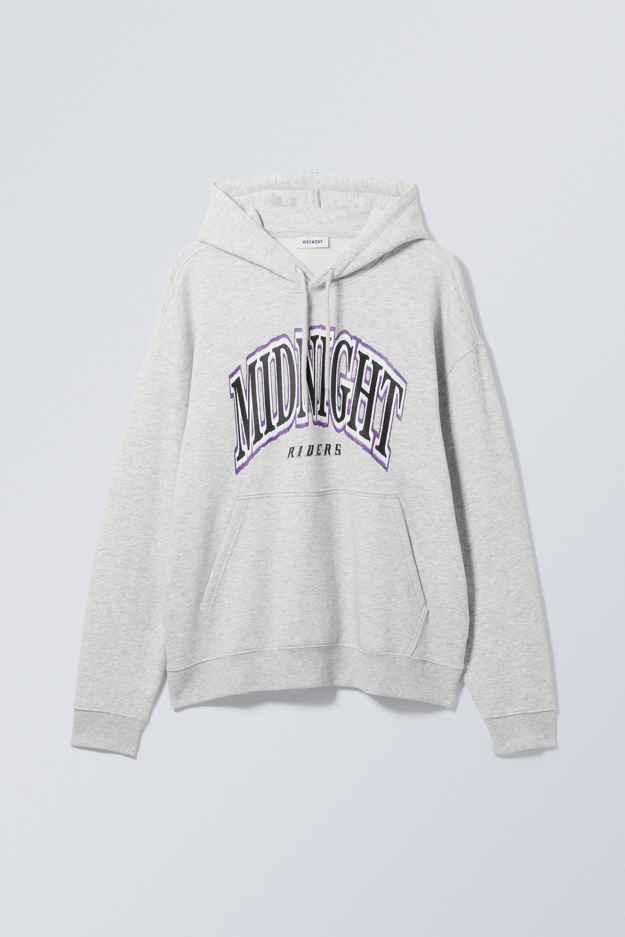Midnight Riders - Oversized Printed Hoodie - 0