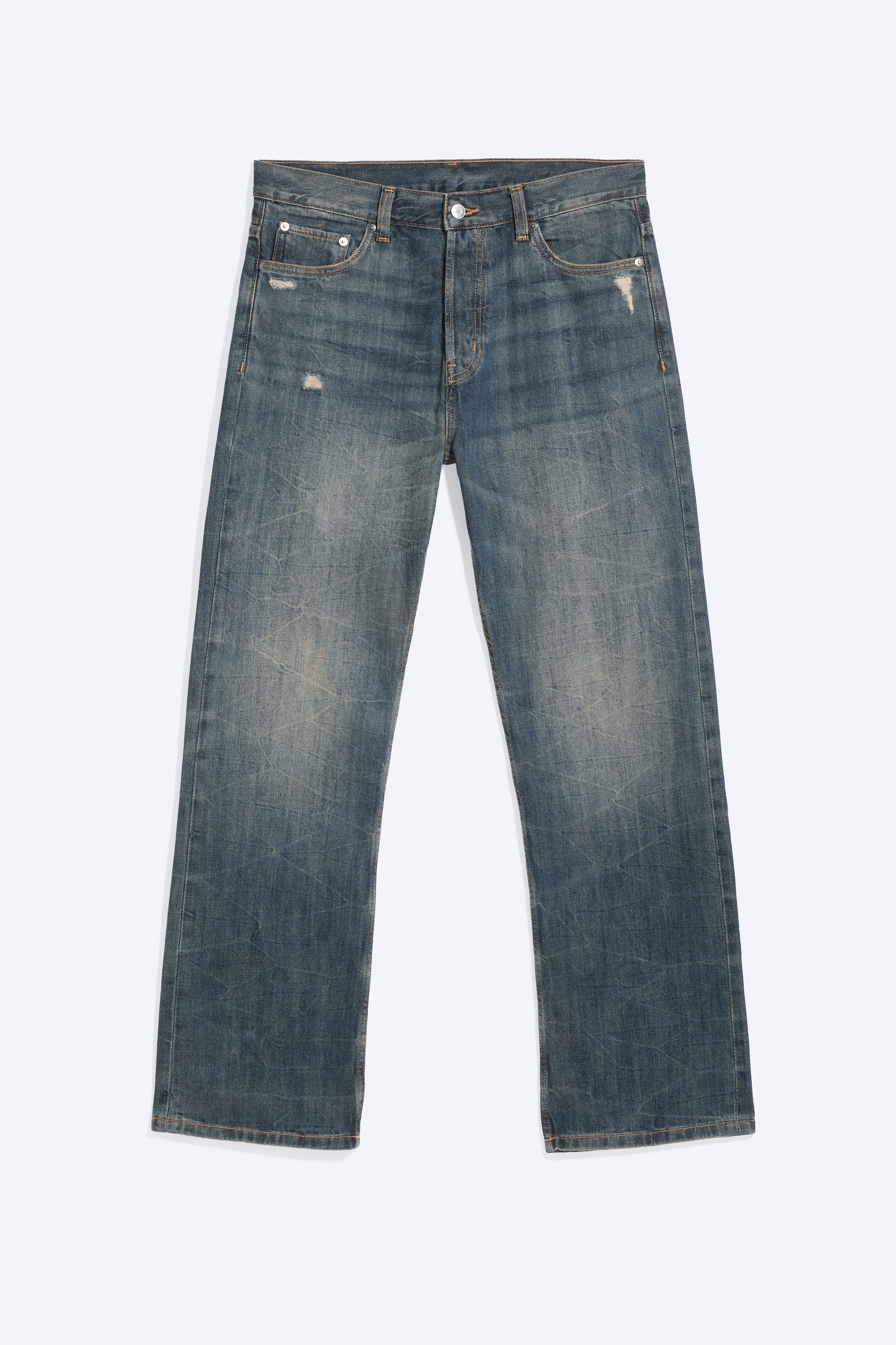 SPACE MELLEMHØJ TALJE LØSTSIDDENDE LIGE JEANS - Marina Blue – mørkeblå/Blaze Blue – lyseblå/Black Rinse – sort/Stirrup Blue – mellemblå