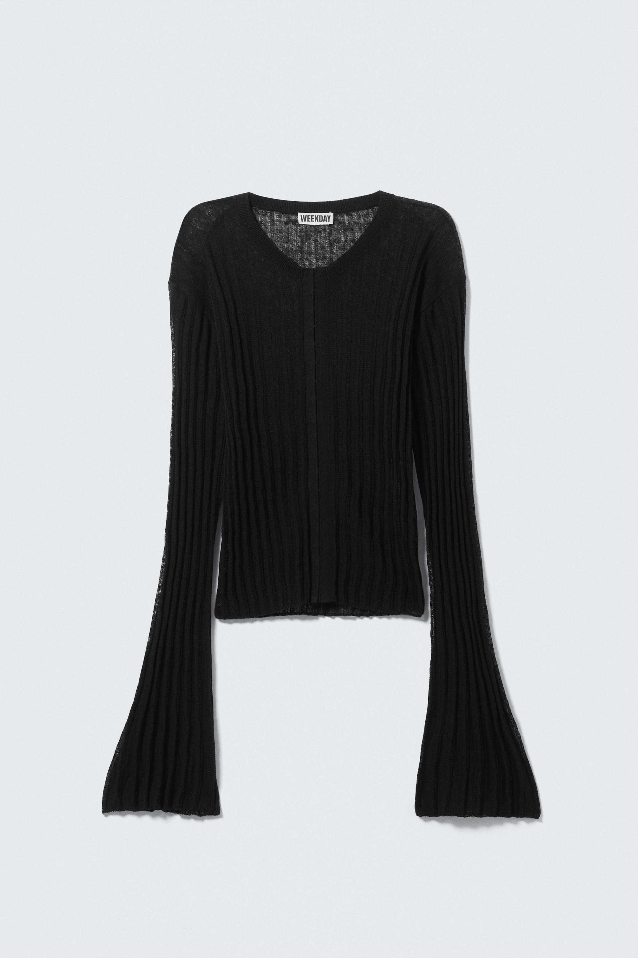 Black - Sheer Linen-Blend Cardigan - 4