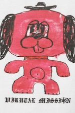 Weiß - Pink Puppy - Kastiges T-Shirt mit Grafikprint - 1
