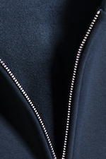 Dunkelgrün - Weit geschnittener Zip-Hoodie - 7