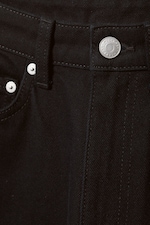 Stay Black - Rowe Super High Waisted Regular Straight Jeans - 1