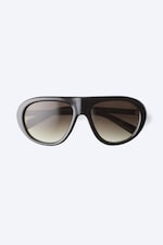 Black frames + Brown Lenses - Aviator Sunglasses - 2