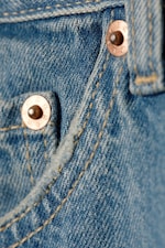 2000 Blue - Bleu moyen - Jean unisexe droit ample taille mi-haute Galaxy - 7