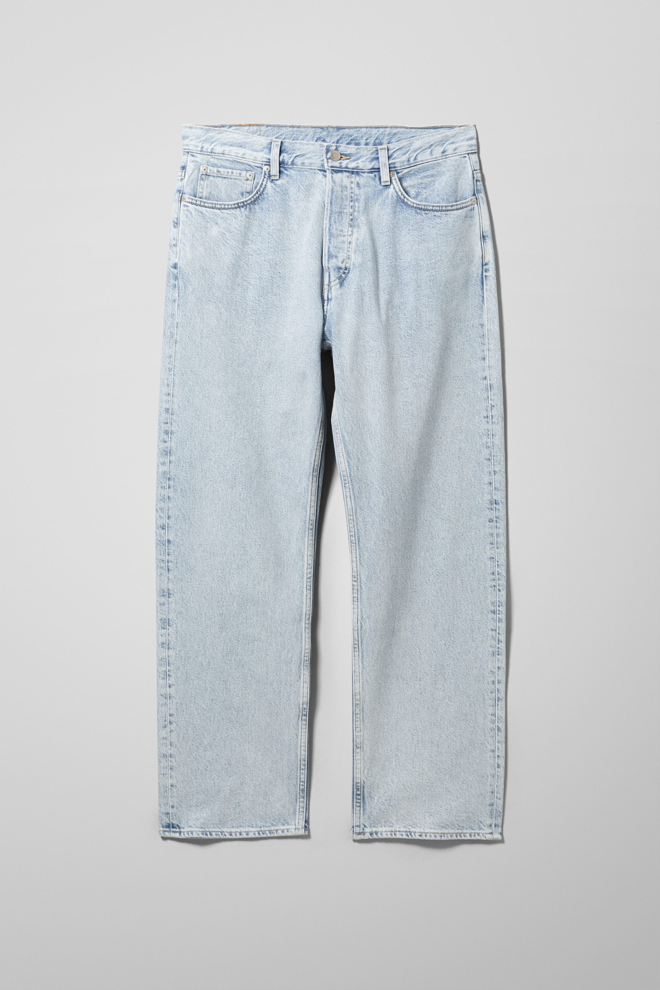 Cold Blue - Space Mid Rise Relaxed Straight Jeans - 0