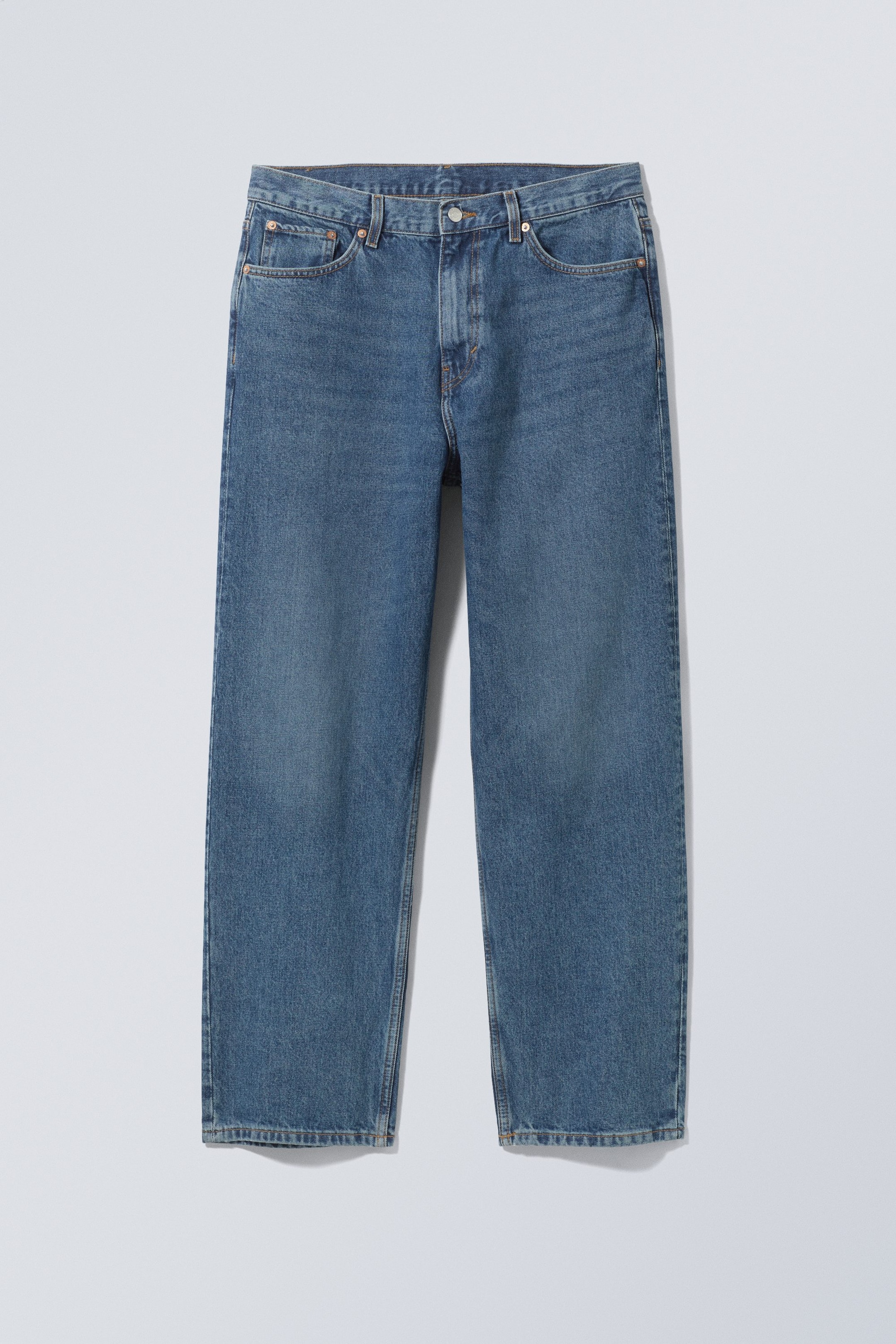 Blaulila - Galaxy Mid Waist Loose Straight Jeans - 0