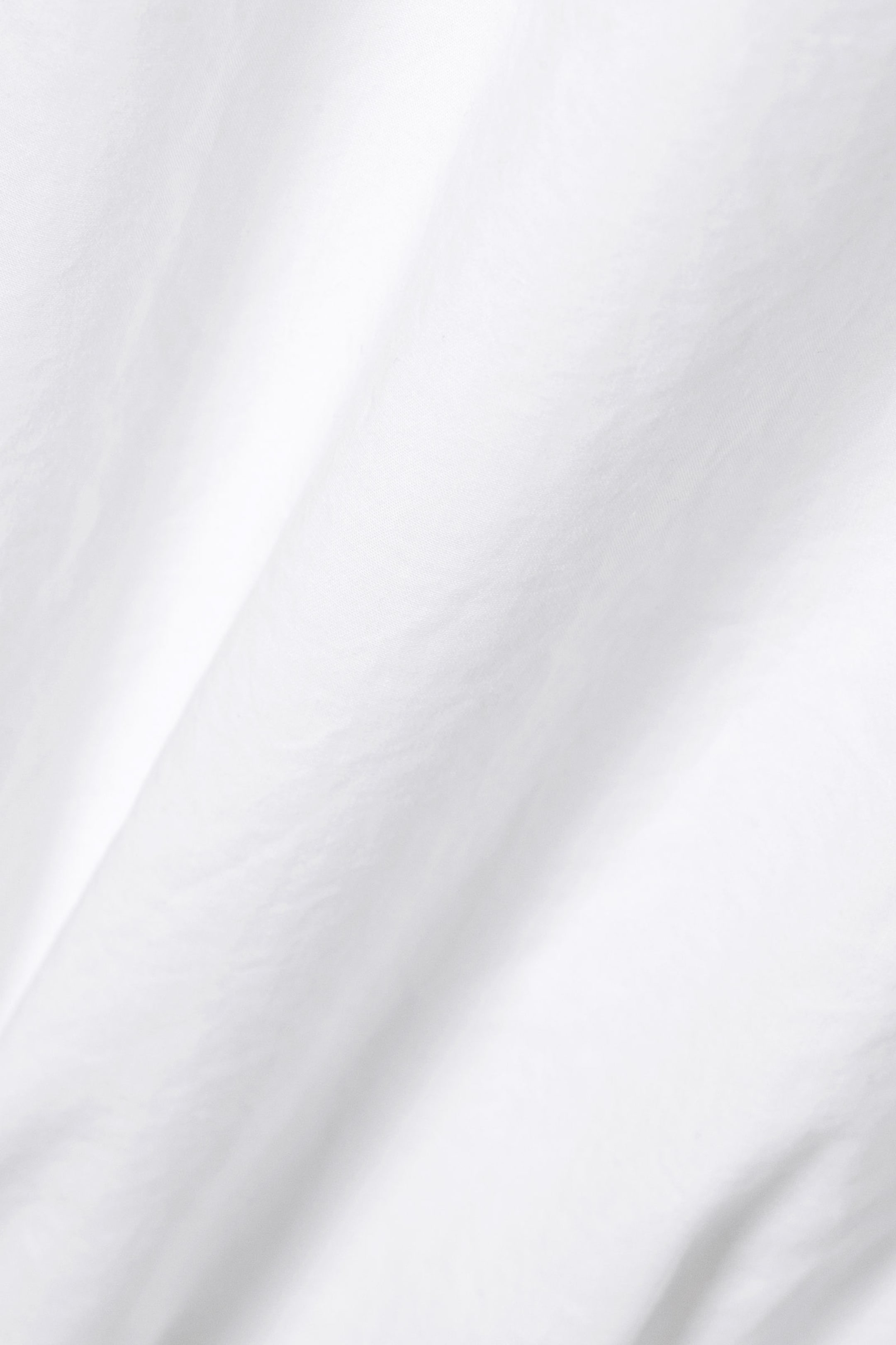 White - Cotton Poplin Tie-Detail Mini Dress - 6