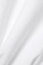 White - Cotton Poplin Tie-Detail Mini Dress - 6